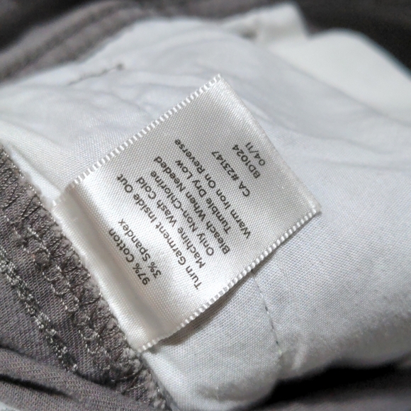 🍑Talbots Faded Gray Chinos Modern Cut Zip Ankle Zip Pockets Size 9 C276 - Picture 13 of 13